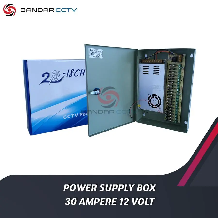 Power Supply Box 30 Ampere 12V