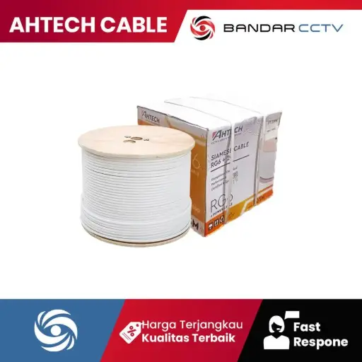AHTECH Kabel RG6 + Power 305 Meter